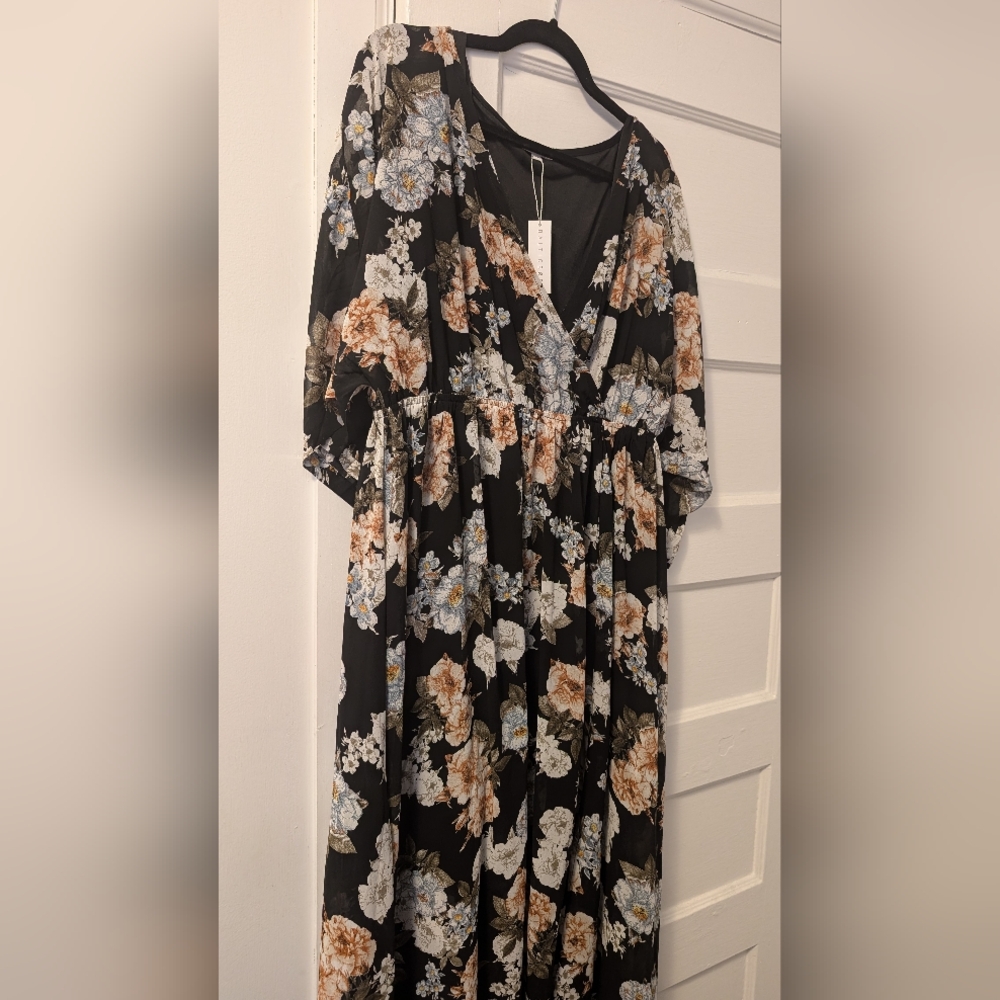 Baltic Born XXXL Floral Wrap Front Maxi Dress NWT